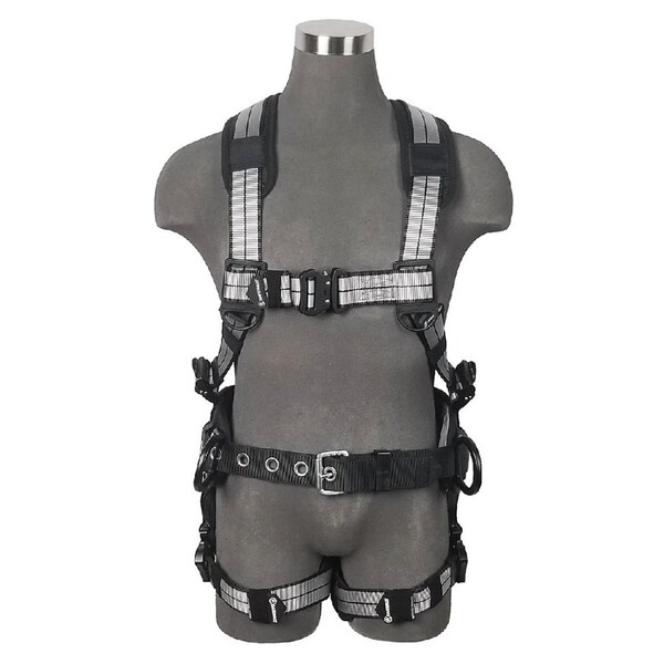 Safewaze PRO+ Slate Construction Harness: Alu 3D, Alu QC Chest/Legs PRO57 - main
